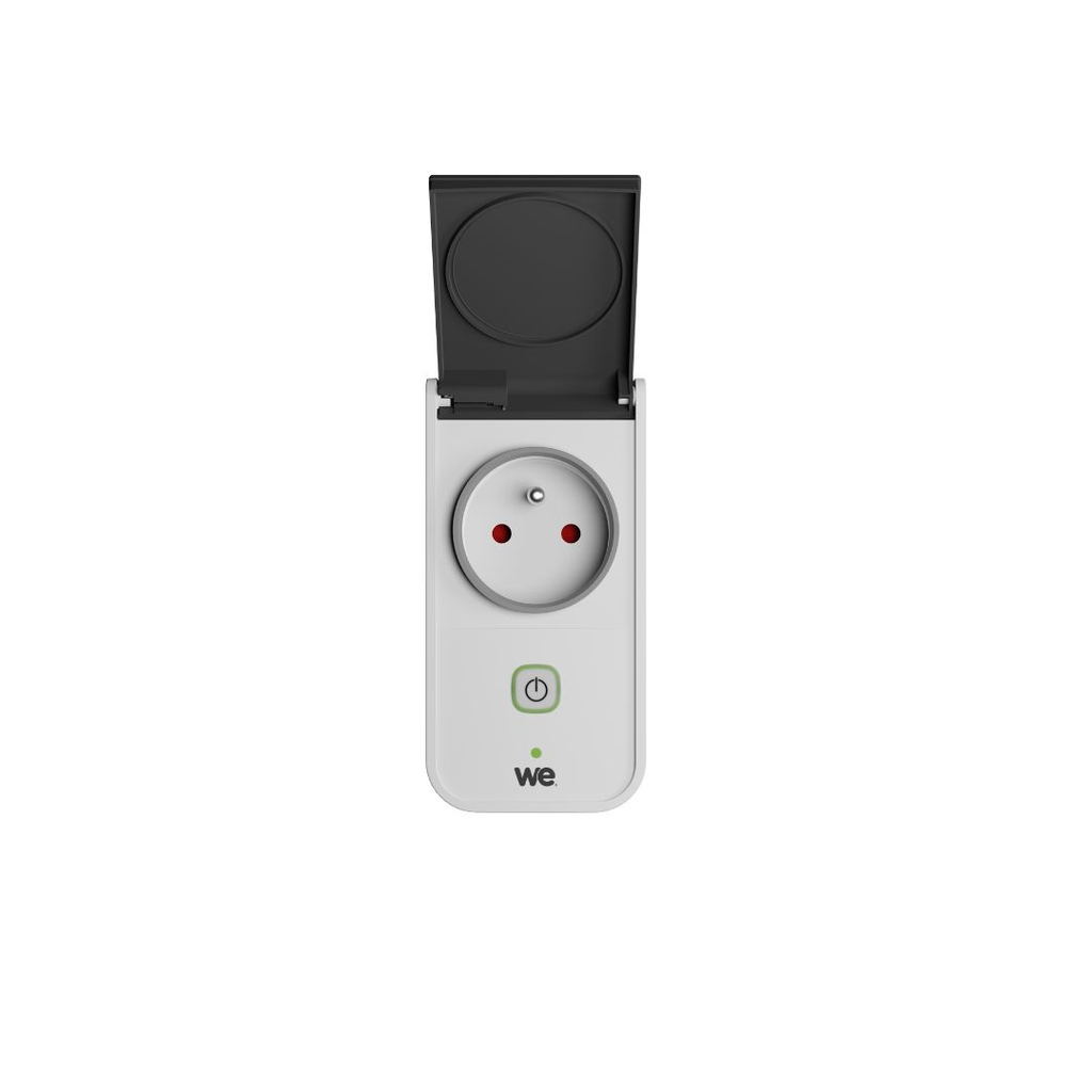 prise connectée WE ENERGIE, compatible avec Smartlife, IP44 usage int/ext, 16A,