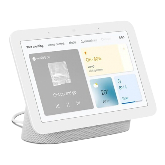 Google Nest Hub 2nd Generation - Chalk