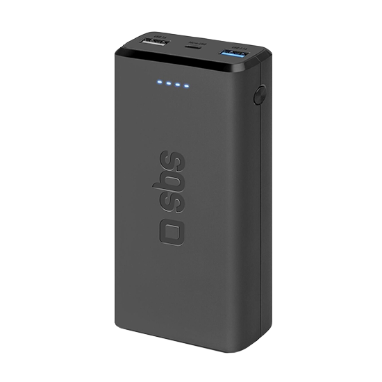 SBS Power Bank 20000mAh 2 USB 2.1 A - Black
