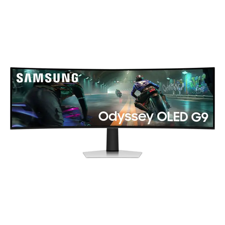 [LS49DG910SUXEN] Ecran 49'' Samsung Gaming Odyssey OLED G9 - G91SD 49'' 32:9 0.03ms 144Hz 5120x1440 Incurvé 1800R 250cd/m² HDMI DP Silver