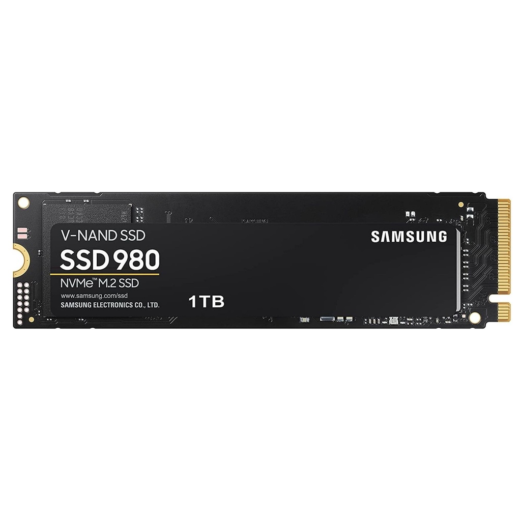 SSD SAMSUNG Serie 980 1 To M.2 2280 PCIeGen.3 X4, NVMe1.4 DRAMless  Lecture 3500