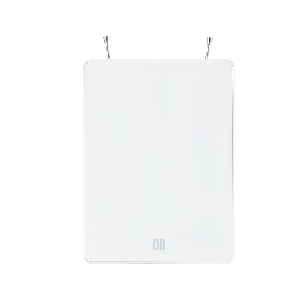 Antenne TV intérieure 48 dB électro amplifiéeUHF/VHFavec filtre 4GReady BLANCHE