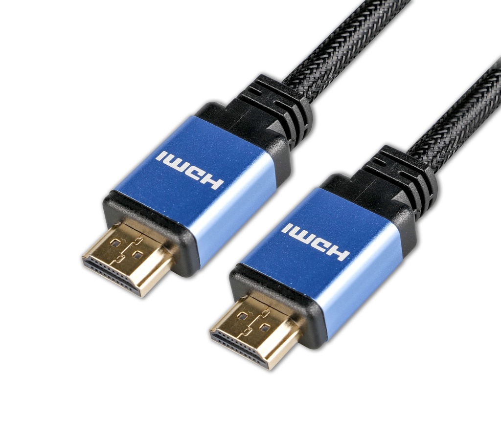 C ble HDMI m le/m le 2.1 en nylon tressé - 3m - compatible 8K/60Hz - 4K/120Hz