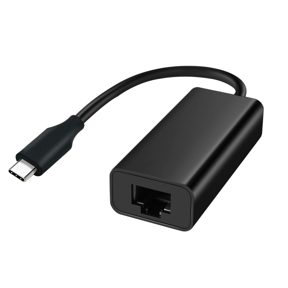 Adaptateur USB-C m le /RJ45 femelle 10M/100M/1000M - c ble 9 cm Pour tablette, M