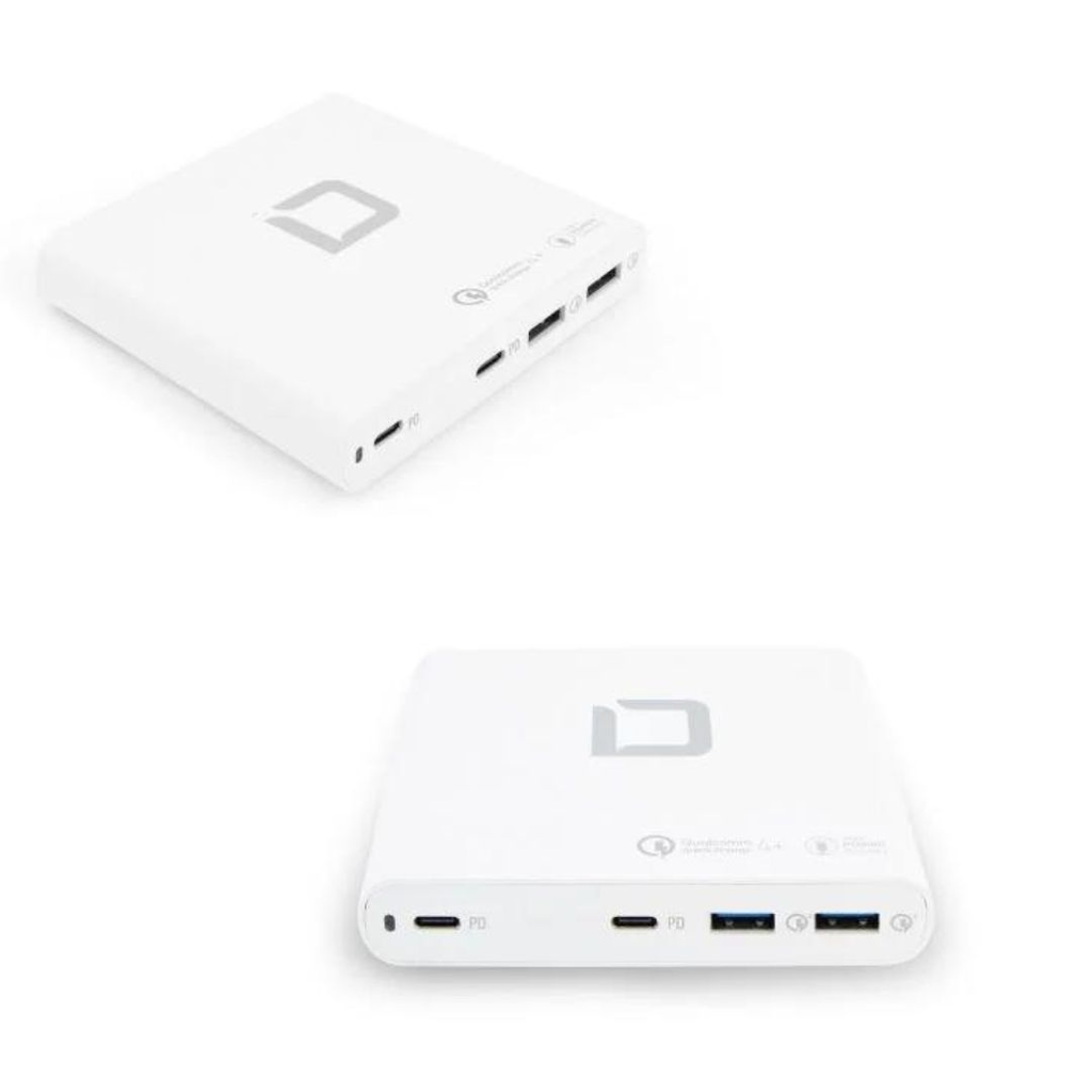 DICOTA Chargeur Universel Ordinateur Portable PRO (120W) Chargez jusqu'à 4 appar