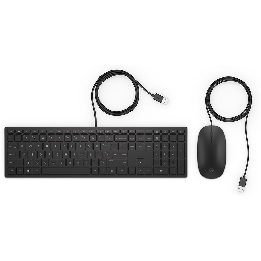 Clavier et souris filaires HP Pavilion 400 Noir Clavier à 3 zones avec pave nume