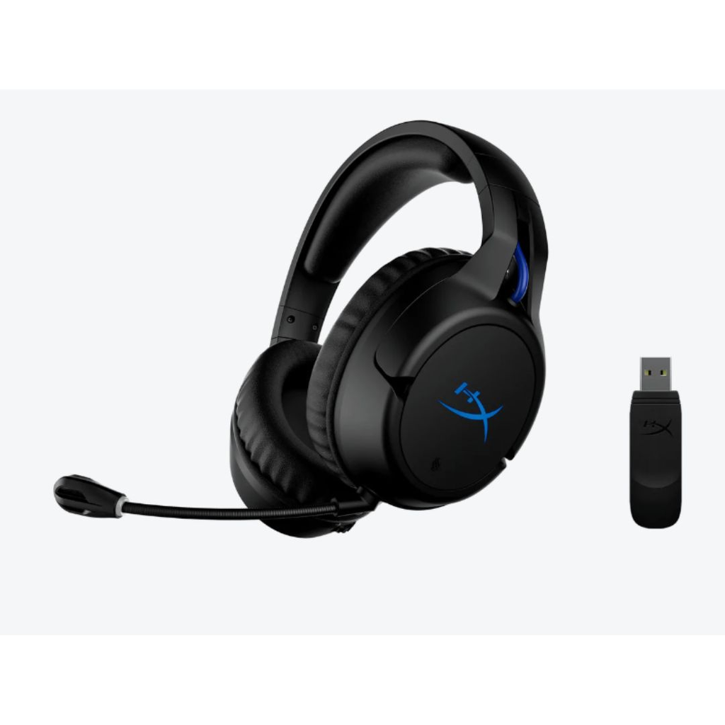 HyperX Cloud Flight Noir-Bleu - Casque de jeu sans fil, Autonomie 30H, Mousse à