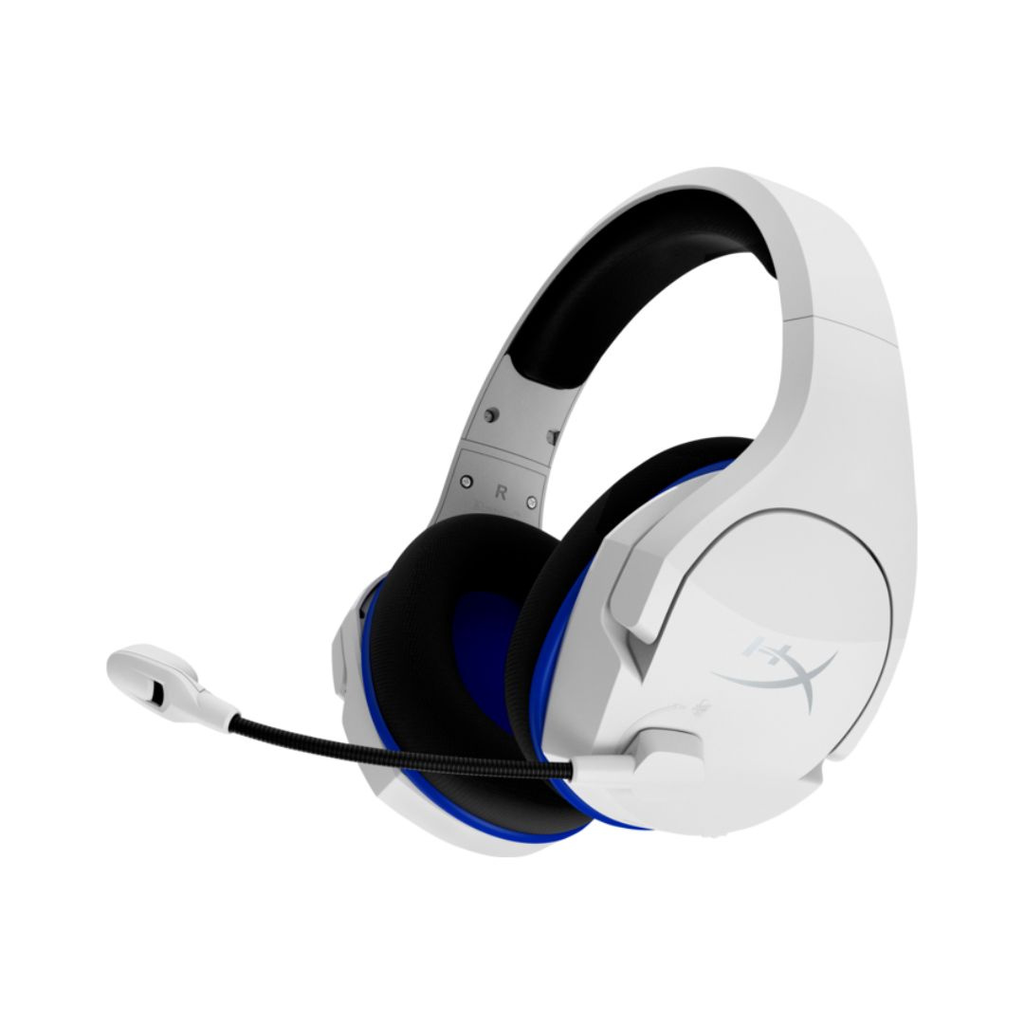 Casque Core HyperX Cloud Stinger Plus Bleu Blanc, Sans Fil, compatible PS5 PS4 e