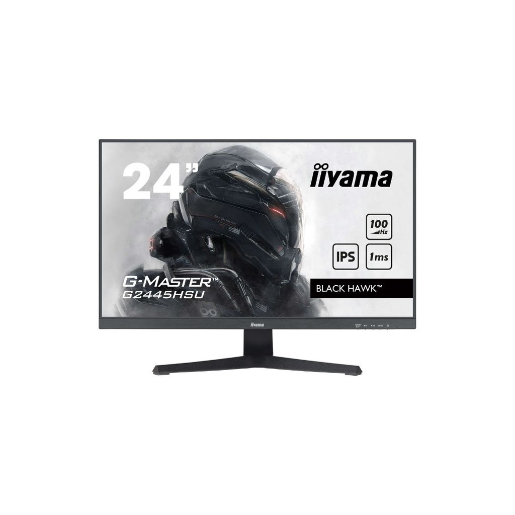 Ecran IIYAMA 24'' G-Master Black Hawk 1ms IPS 1920x1080 16:9 100Hz 300cd/m  HDMI