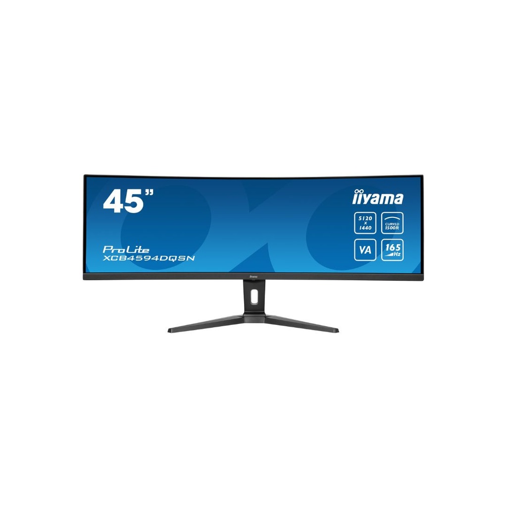 Ecran IIYAMA 44,5 Noir VA 32:9 incurvé 0.8ms 5120x1440 165Hz 450cd/m  1xDP 2xHD