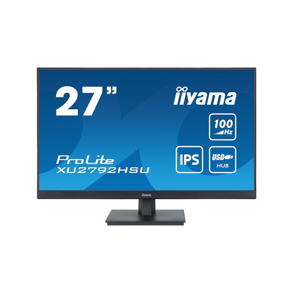 Ecran IIYAMA 27 dalle IPS Ultra mince 0.4ms 1920x1080 100Hz 250 cd/m  1xHDMI 1x