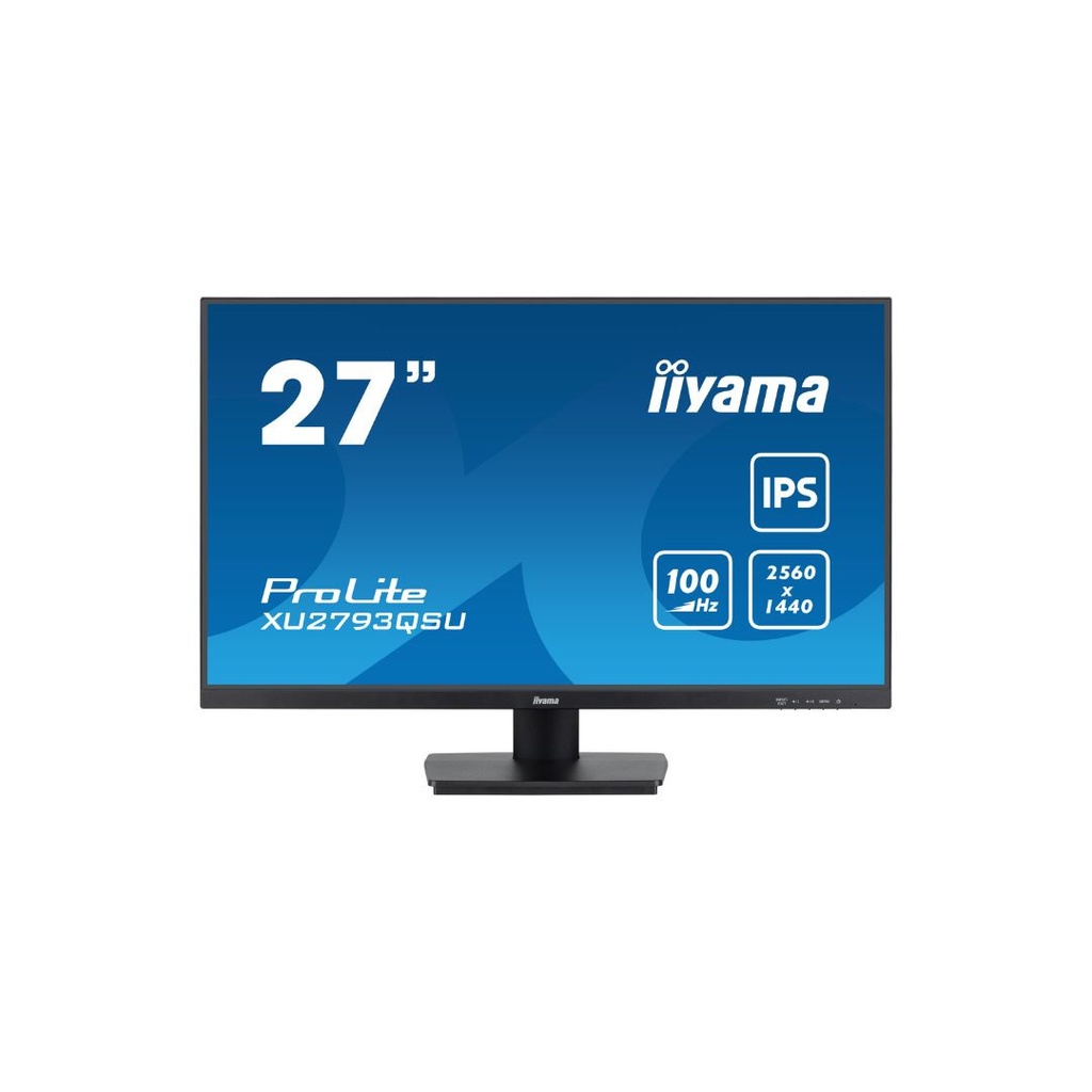 Ecran IIYAMA 27 Ultra mince dalle IPS 1ms 2560x1440 100Hz 250cd/m  1xHDMI 1xDis