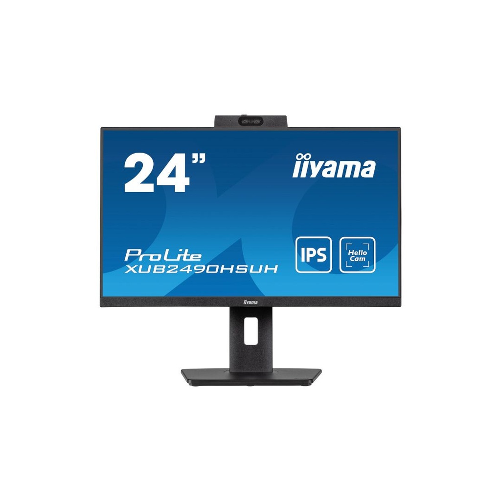 ECRAN 23.8 IIYAMA dalle IPS avec Webcam et microphone 4ms FHD 1920x1080 250 cd/