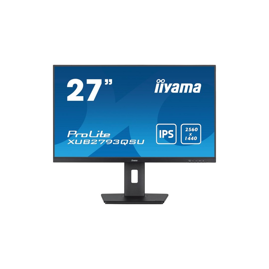 Ecran IIYAMA 27 Ultra mince dalle IPS 16:9 1ms 2560x1440 100Hz 300cd/m  HDMI Di