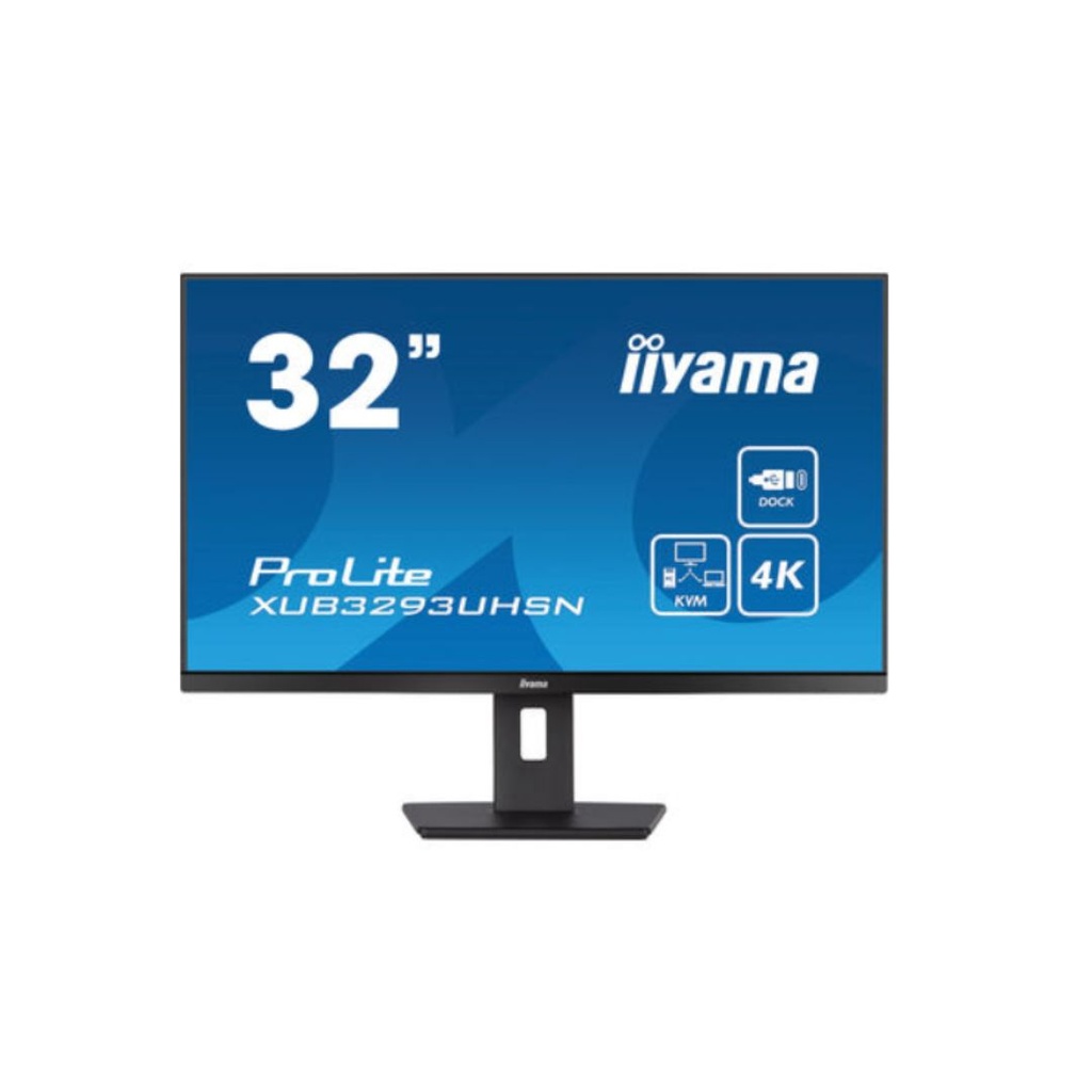 Ecran IIYAMA 31,5 Noir IPS 3840 x 2160 4ms 350 cd/m  16:9  60Hz 1xHDMI 1xDP 1xU
