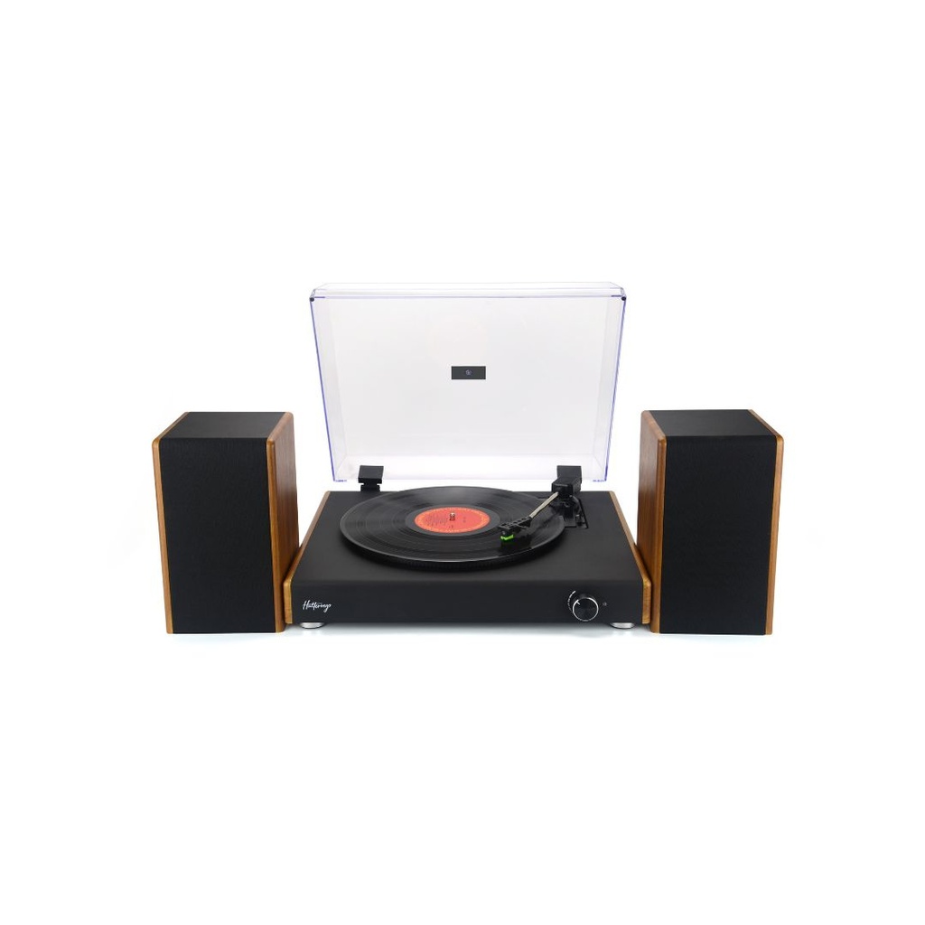 Platine vinyle Halterrego Chicago, av 2 enceintes externes RMS 10w * 2, 3 vitess