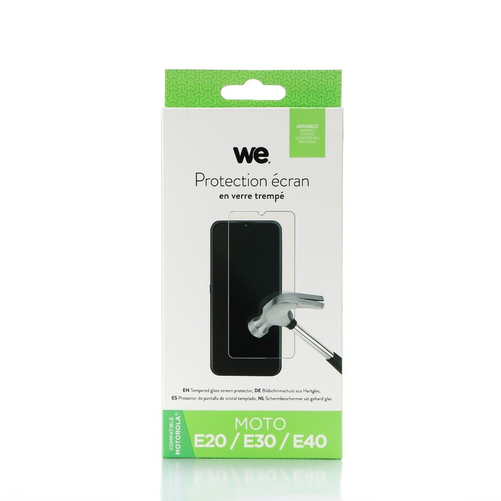***WE Verre trempé MOTOROLA MOTO E20 / E30 / E40