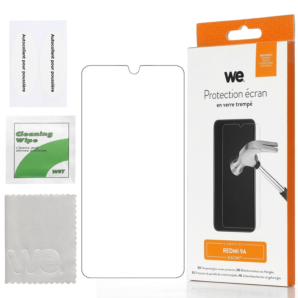 ***WE Verre trempé XIAOMI REDMI 9A / 9C / 10A