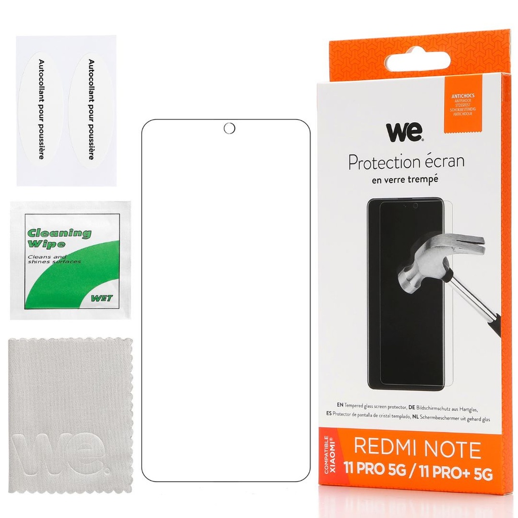 ***WE Verre trempé XIAOMI REDMI NOTE 11 PRO 4G / 5G