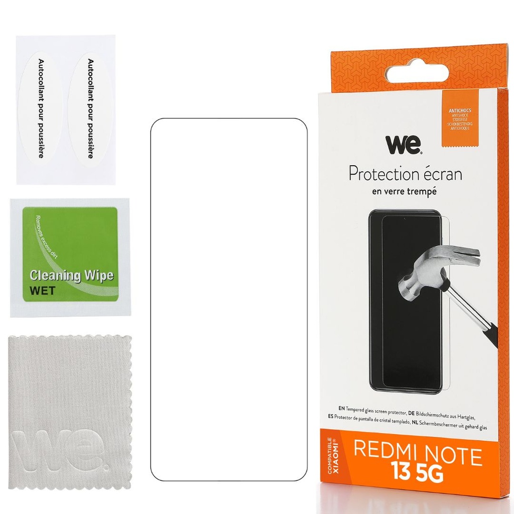 ***WE verre trempé XIAOMI REDMI NOTE 13 5G
