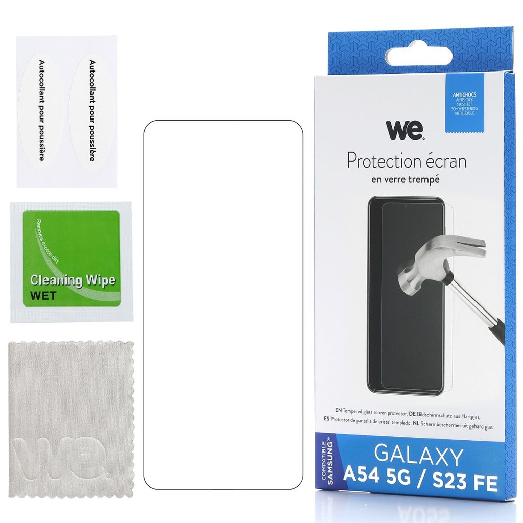 ***WE verre trempé SAMSUNG A54 5G / S23 FE