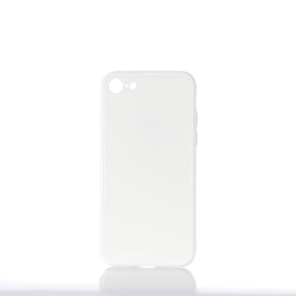***WE Coque de protection GLASS APPLE IPHONE 7/8/SE 2020 Blanc