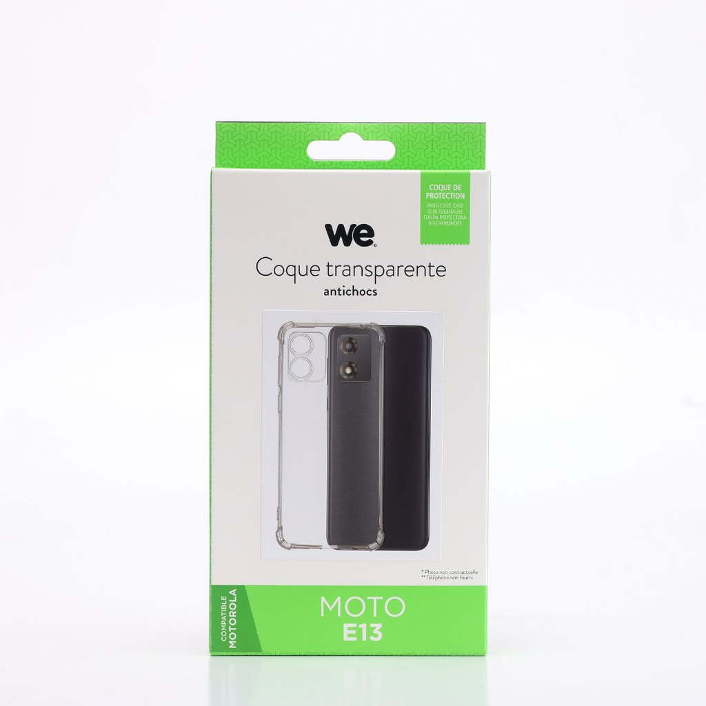 ***WE Coque de protection TPU MOTOROLA MOTO E13 - REF ED
