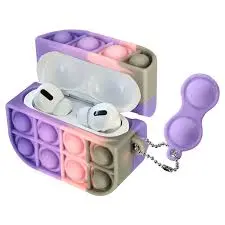 [WEPCOQAIRPOD2GENVL] WE POP Coque silicone souple Airpods 2ème génération - COLORIS VIOLET