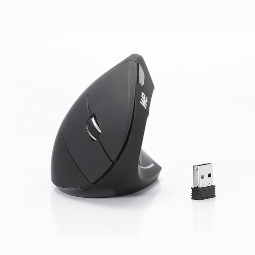 [WESOURERGOSFILG] Souris verticale sans fil GAUCHER 5 boutons et 1 molette DPI 800-1200-1600 noire