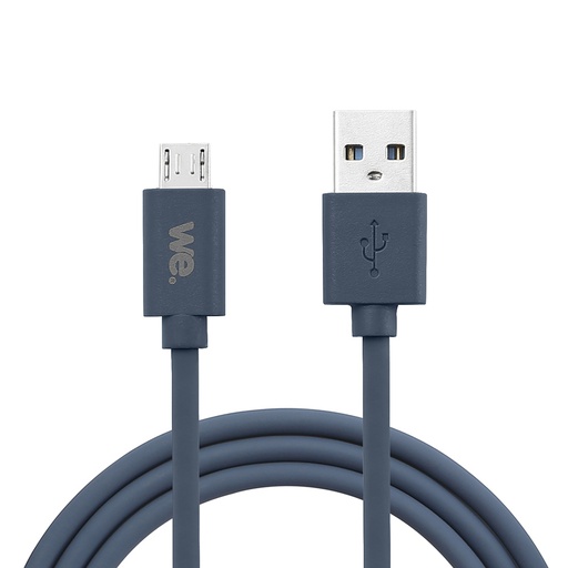[WEUSBMICROSIL100BN] C ble USB/micro USB en silicone - 1m - bleu