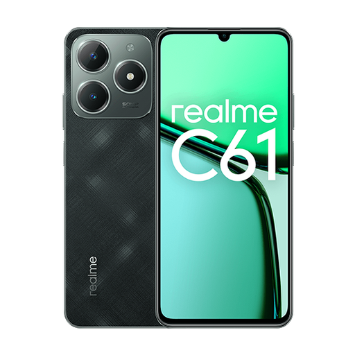 [6941764436008] Realme C61 Dual Sim 6GB RAM 128GB - Dark Green