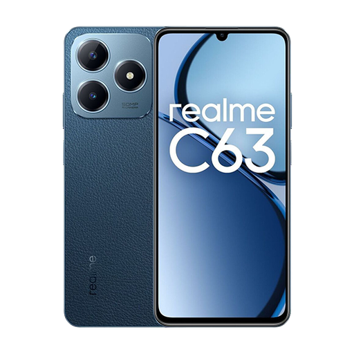 [6941764434486] Realme C63 Dual Sim 8GB RAM 256GB - Leather Blue