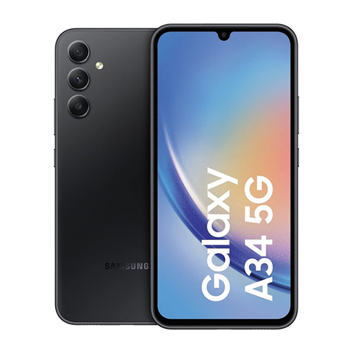 [sama34_5g128EEgrde] Samsung Galaxy A34 A346 5G Dual Sim 6GB RAM 128GB  Enterprise Edition - Graphite