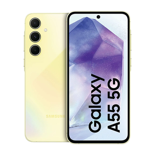 [sama55_5g8128leeu] Samsung Galaxy A55 A556 5G Dual Sim 8GB RAM 128GB - Lemon
