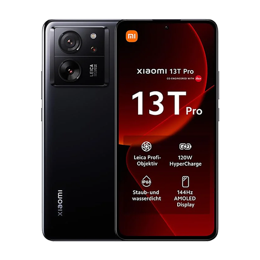 [xia13tp5g12512beu] Xiaomi 13T Pro 5G Dual Sim 12GB RAM 512GB - Black