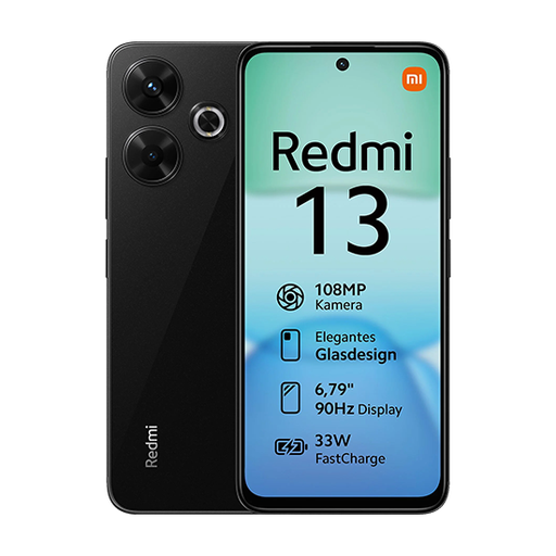 [xiar138256mibeu] Xiaomi Redmi 13 4G Dual Sim 8GB RAM 256GB - Black
