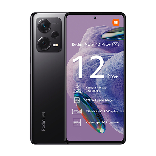 [6941812713716] Xiaomi Redmi Note 12 Pro+ 5G Dual Sim 8GB RAM 256GB - Black