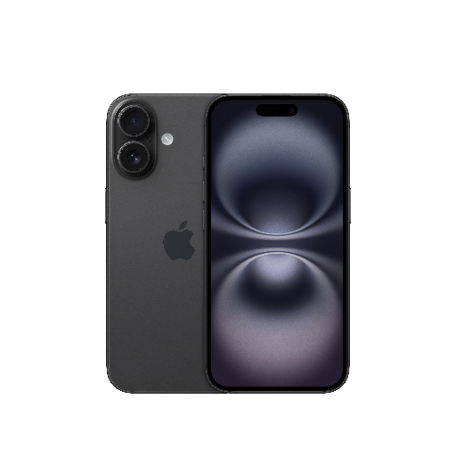 [195949821837] Apple iPhone 16 128GB - Noir