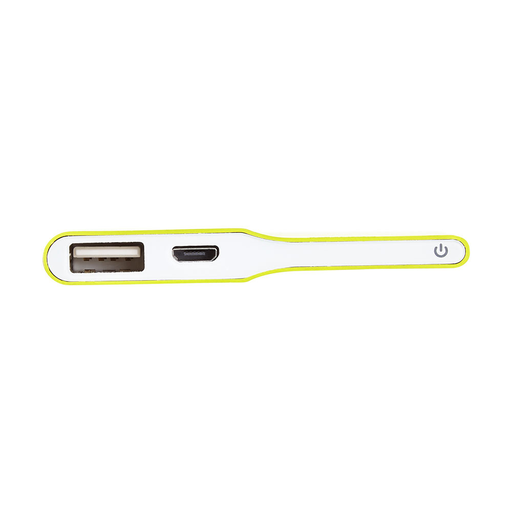 [WEBATT3200VE] ***Batterie de secours 3200mAh vert 1 port USB 1A - bouton tactile Toucher peau