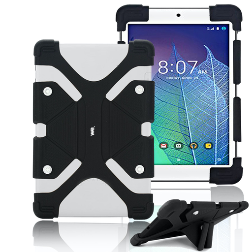 [SAC H1050SILICN] ***Protection Universelle en silico pour tablettes 8.9/12 Noir Système en silic