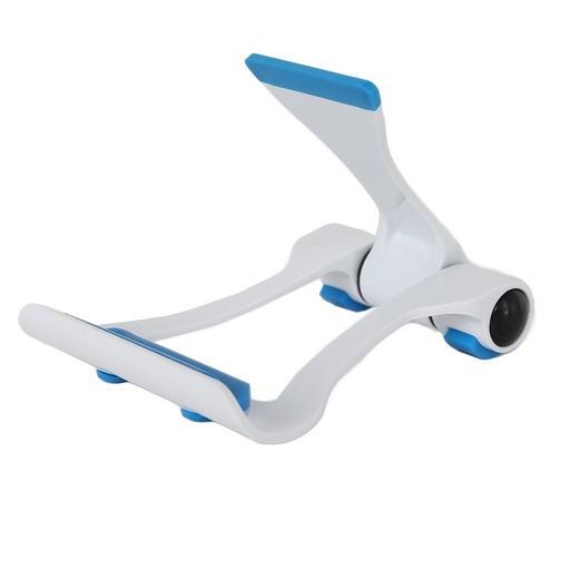 [WE S101B] ***We S101 Bleu-Support pour tablette Caoutchouc antidérapant - Mode paysage ou