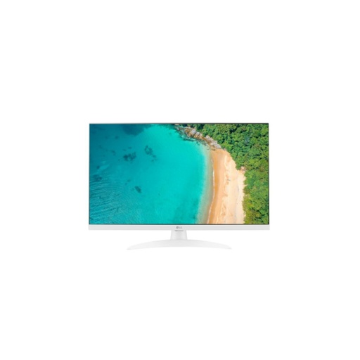 [27TQ615S-WZ.AEU] Ecran LG 27 TV Blanc IPS 16:9 1920x1080 250cd/m  2xHDMI USB 2.0 Slot CI HPs Tun