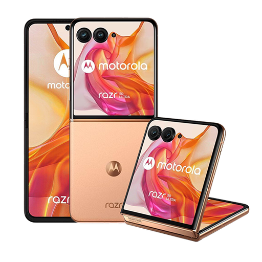 [840023264429] Motorola XT2451-3 Razr 50 Ultra 5G Dual Sim 12GB RAM 512GB - Peach Fuzz