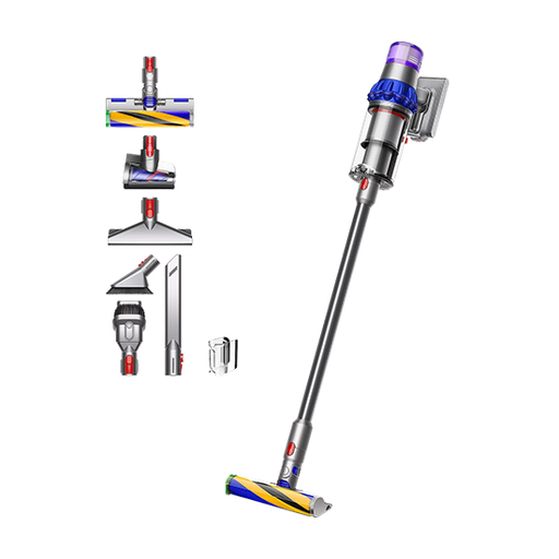 [dysv15detfublnieu] Dyson Vacuum Cleaner V15 Detect Fluffy - Blue/Nickel