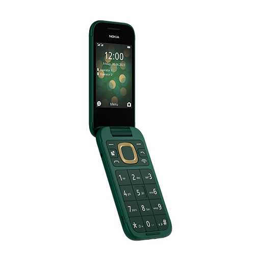 [6438409088390] Nokia 2660 Flip Dual Sim 4GB - Lush Green