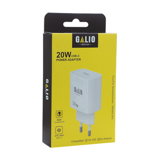 [GL020C] REZ Galio 20W USB-C Adapter - White
