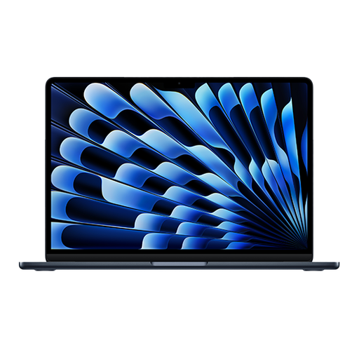 [195949837999] Apple MacBook Air 13 M4 2025 QWERTZ 16GB RAM 256GB 10-Core CPU 8-Core GPU - Midnight
