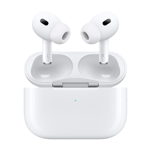 [195949704529] Apple AirPods Pro 2nd Gen. with MagSafe Charging Case (USB-C) - White US Spec