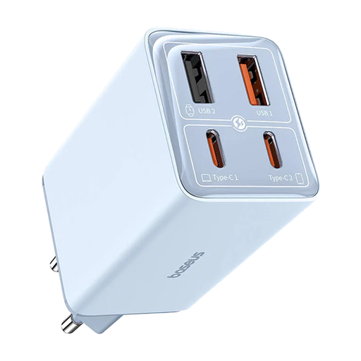 [6932172644451] Baseus 65W Pro Fast Charger GaN6 - Blue