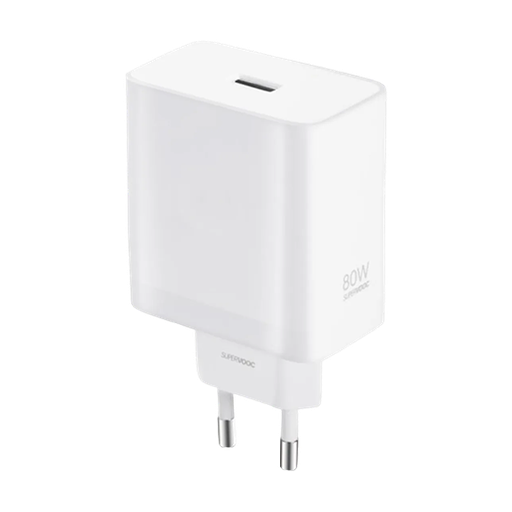 [6932169344517] Oppo 80W USB-A SuperVooc Adapter - White